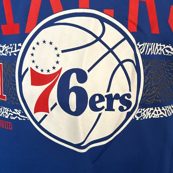 Philadelphia 76ers Joel Embid 21 Nice Shirt NBA Size Medium - Picture 3 of 7